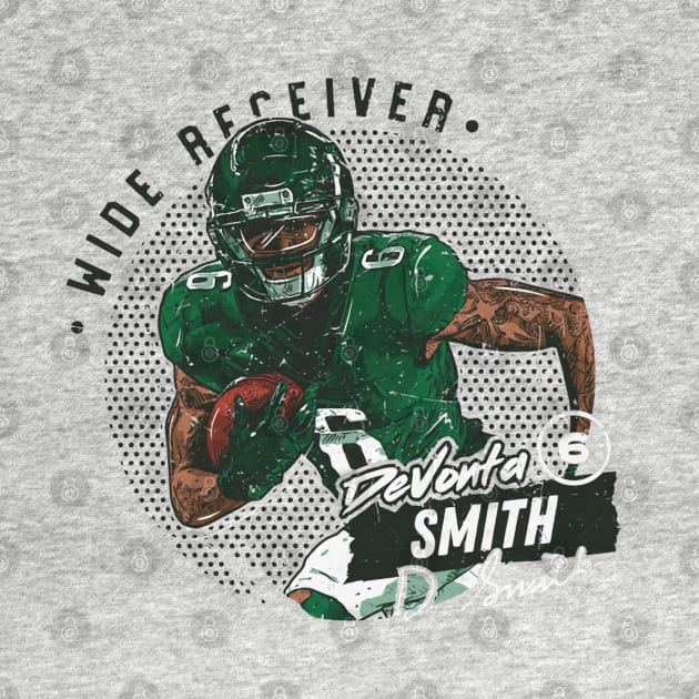 DeVonta Smith Philadelphia Dots by Chunta_Design